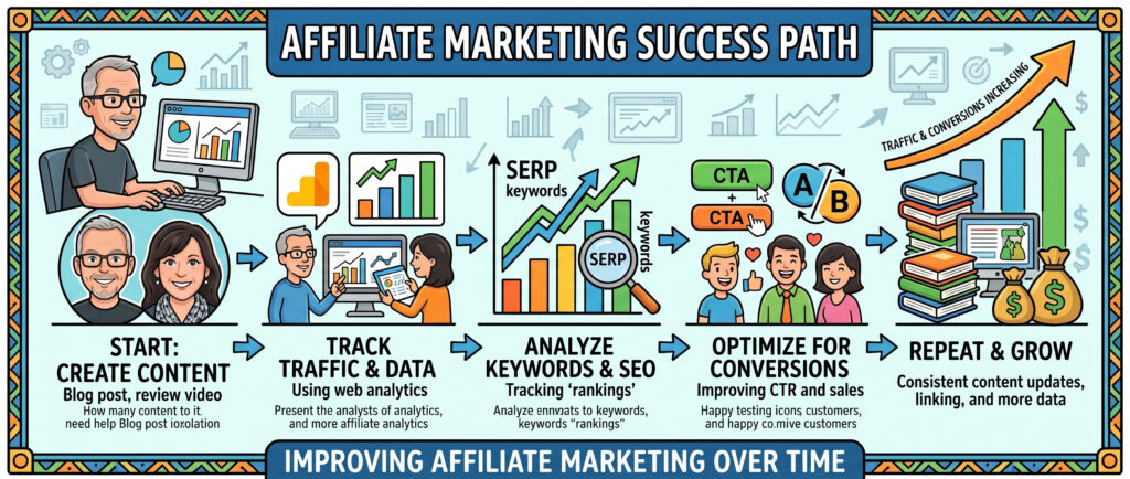 affiliate marketing analytics and seo tracking