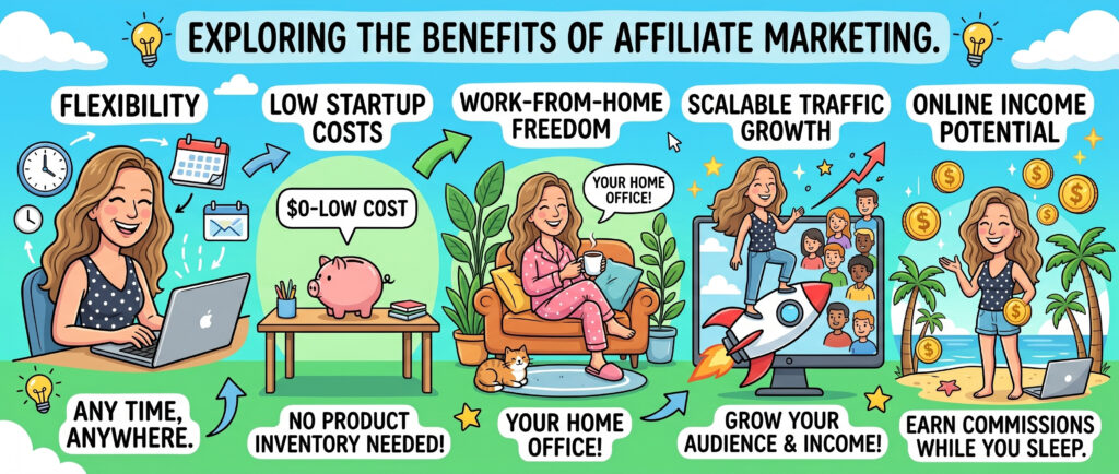 benefits of affiliate marketing for beginners