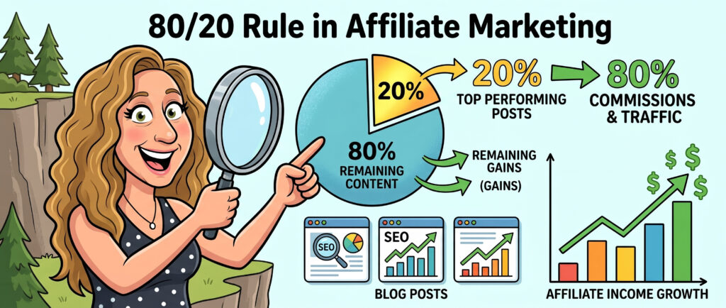 80 20 rule in affiliate marketing commissions and traffic