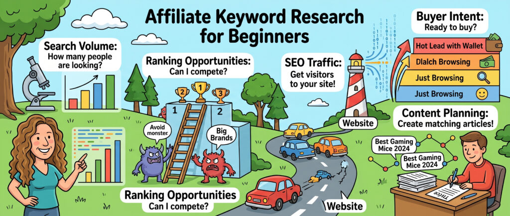 affiliate marketing keyword research for beginners