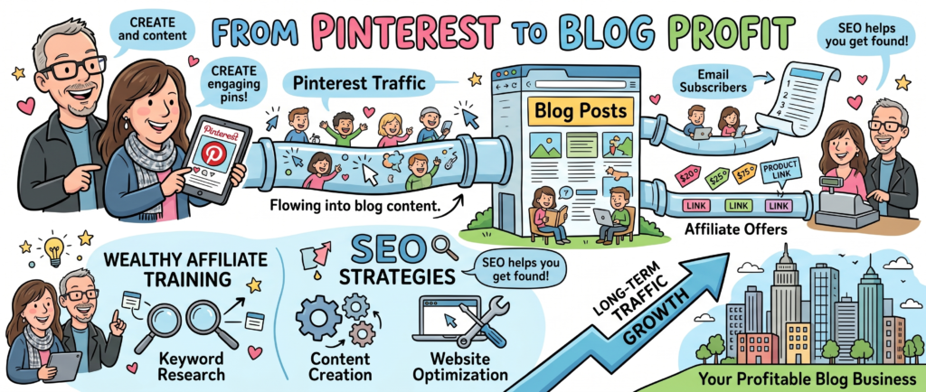 Pinterest traffic strategy for affiliate marketing