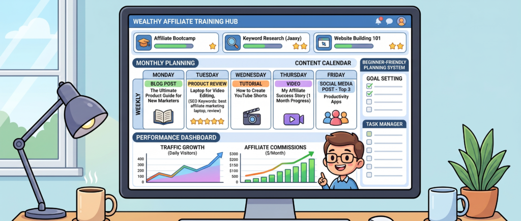 affiliate marketing content calendar planning