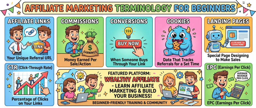 affiliate marketing terminology for beginners