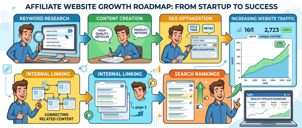 affiliate seo traffic growth