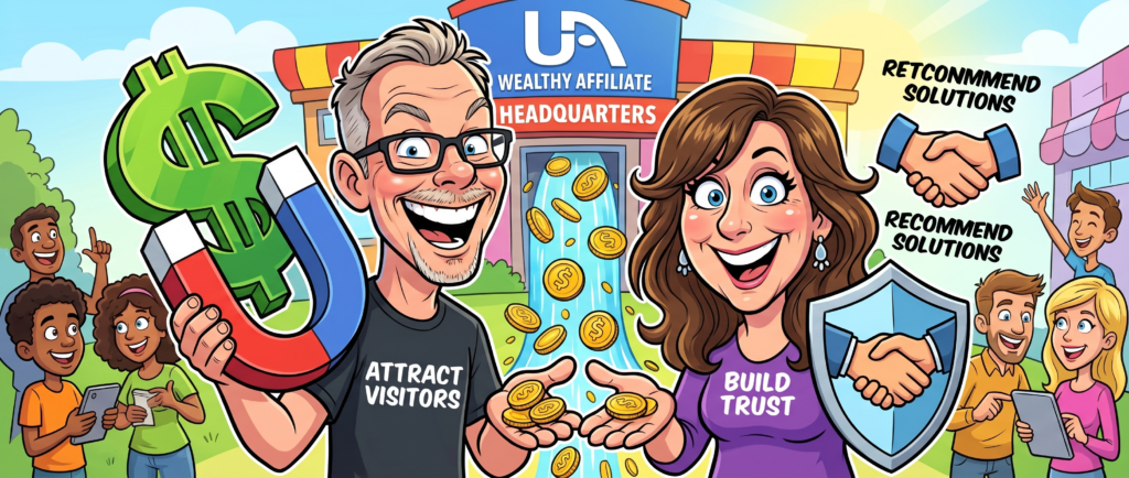 affiliate blogging income process