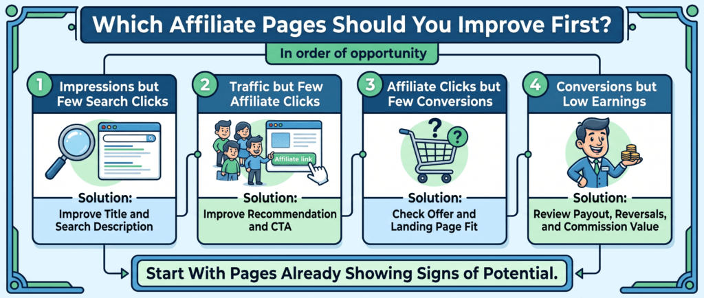 how to find affiliate pages with the most earning potential