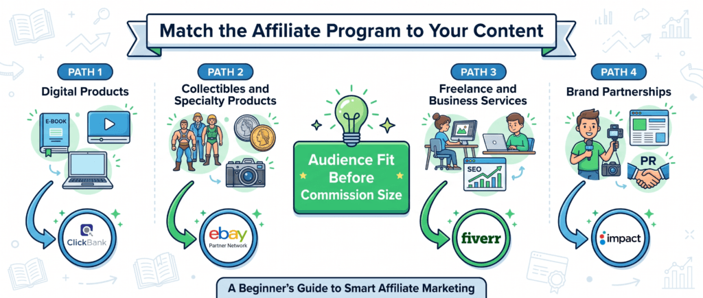 how to match affiliate programs to your content and audience