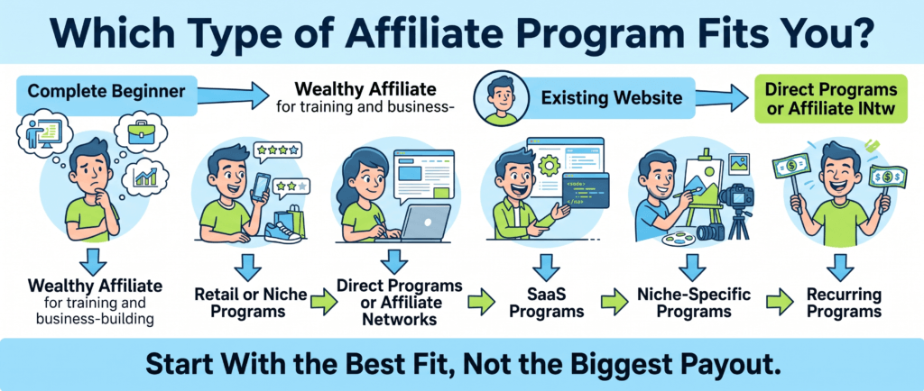 which type of affiliate program is best for beginners