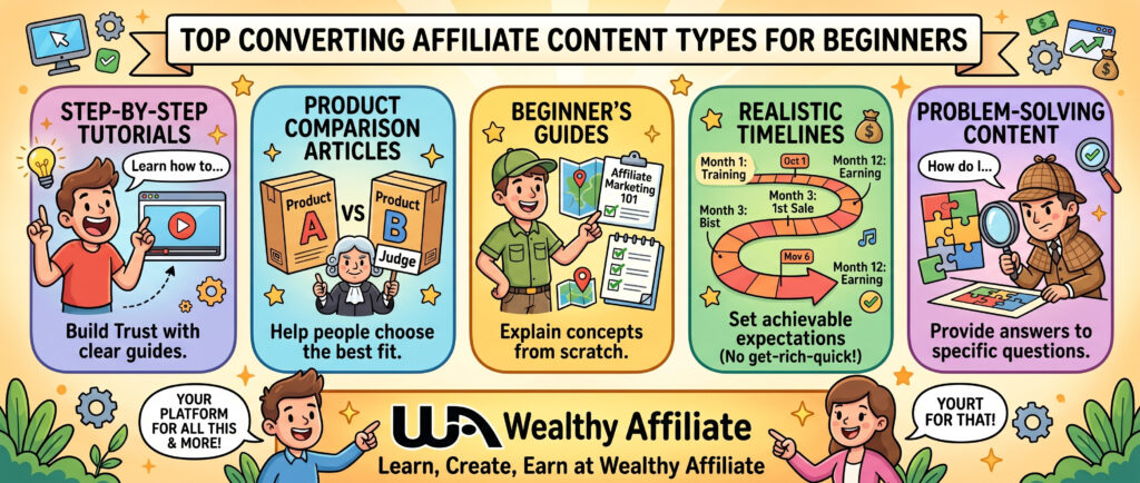 affiliate content that converts for beginners