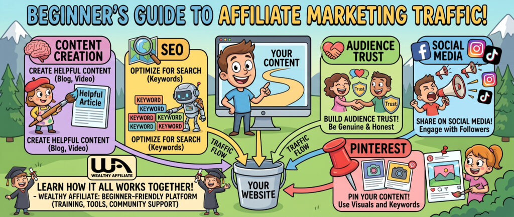 affiliate traffic strategies for beginners