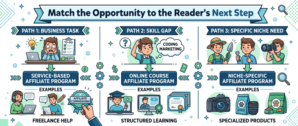 how beginners match affiliate programs to audience needs