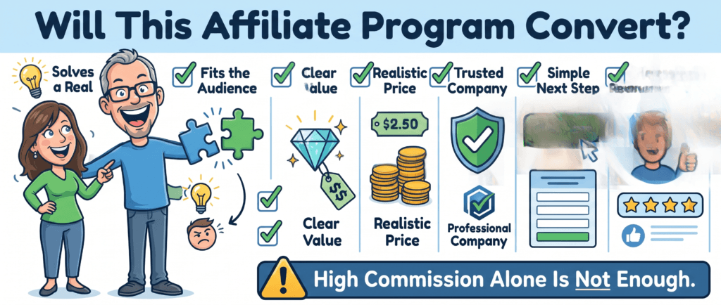 how to evaluate affiliate program conversion potential