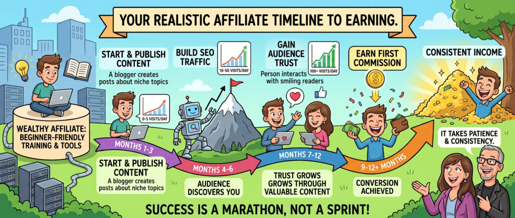 why first affiliate commissions take time