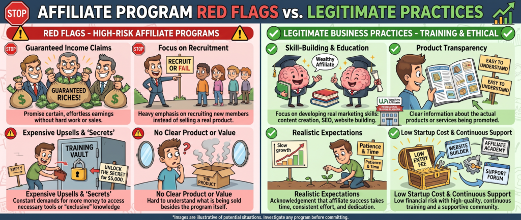 affiliate marketing scam warning signs