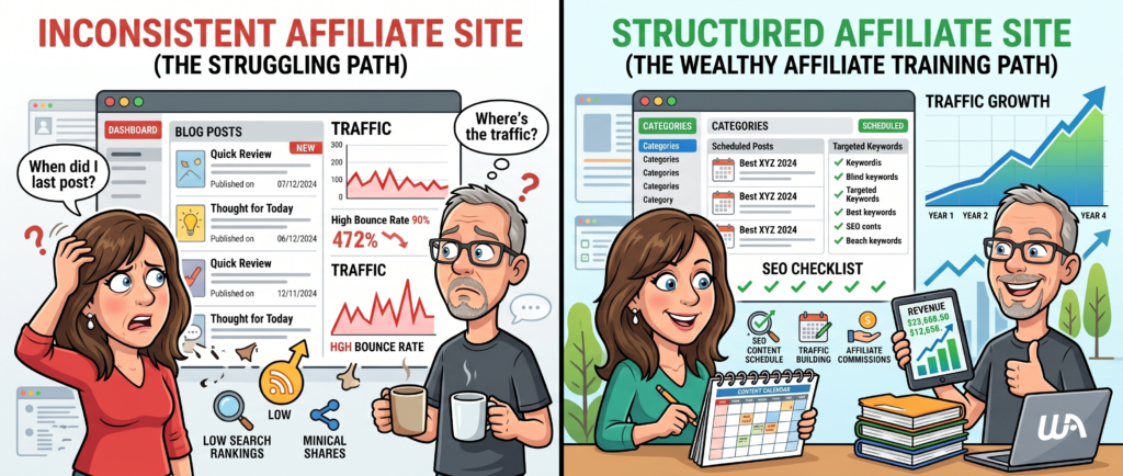 affiliate website traffic growth strategy