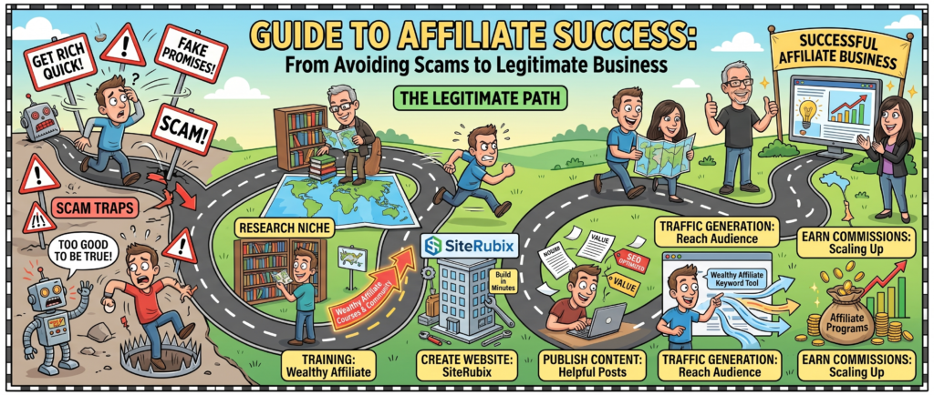 building a legitimate affiliate marketing business