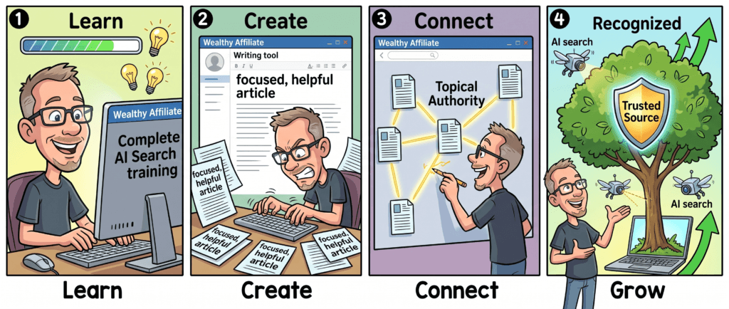 building-topical-authority-with-wealthy-affiliate-for-ai-search